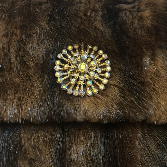 Mink Purse! Clutch or shoulder bag! Beautiful! - Picture 3 of 7